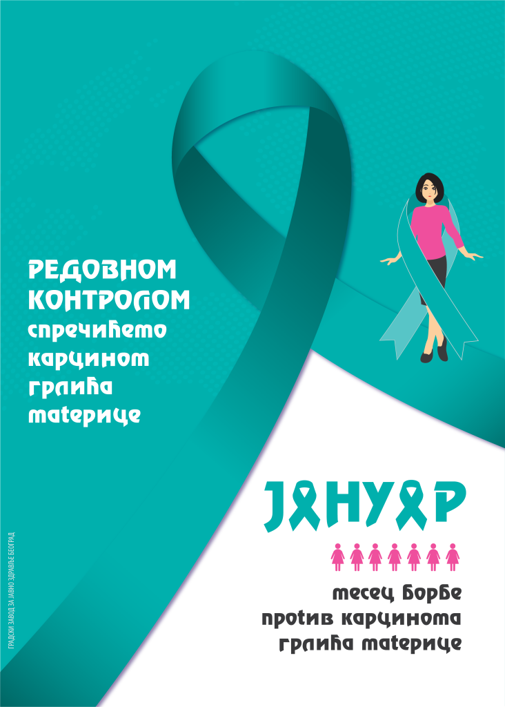 Evropska nedelja prevencije raka grlića materice POSTER GZZJZ 2024